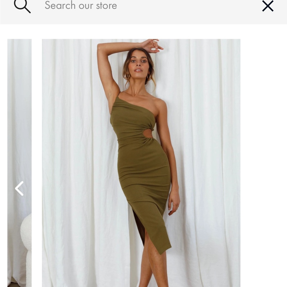 NWT Selfie Leslie Asymmetrical Cutout Dress